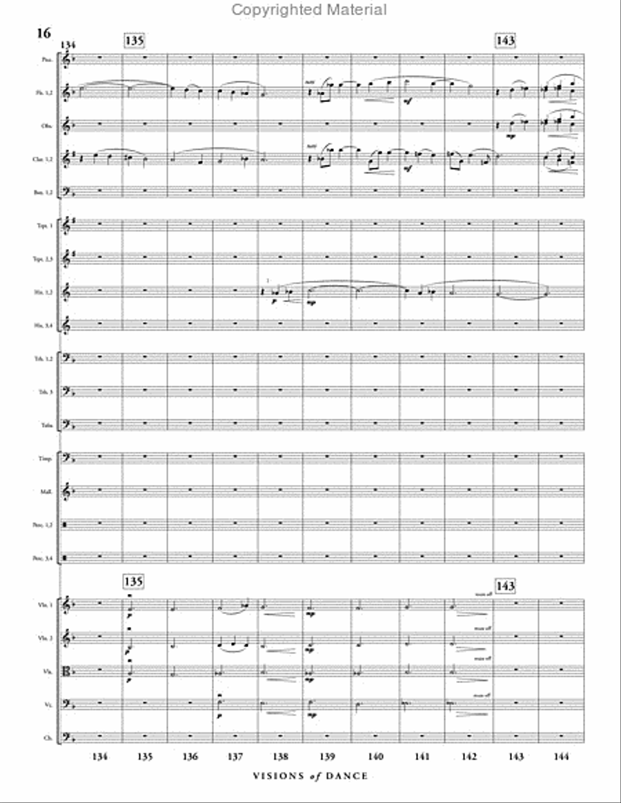 Visions of Dance Full Orchestra scores gallery preview page 17