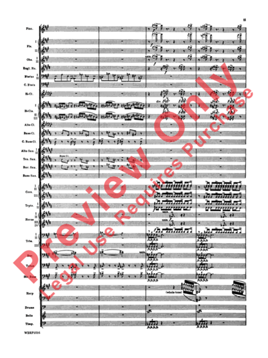Rhapsody in Blue Concert Band scores gallery preview page 14