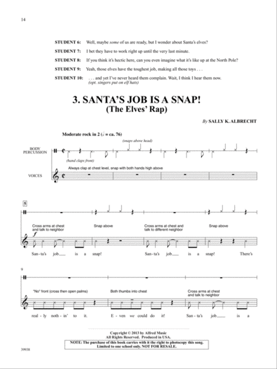 Crazy Christmas! Crazy Christmas! Voice scores gallery preview page 5