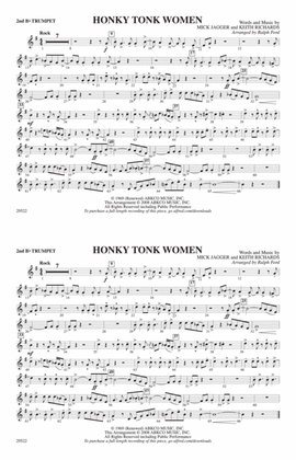 Honky Tonk Women: 2nd B-flat Trumpet