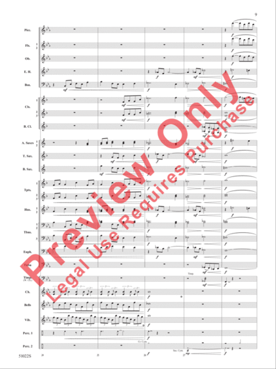 How Sweet the Sound How Sweet the Sound Concert Band scores gallery preview page 10
