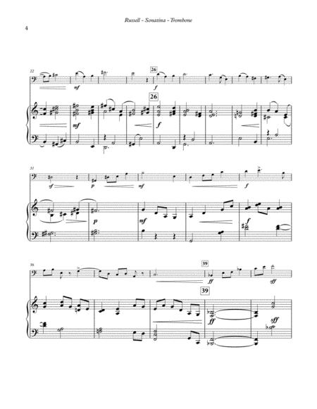 Sonatina for Trombone and Piano