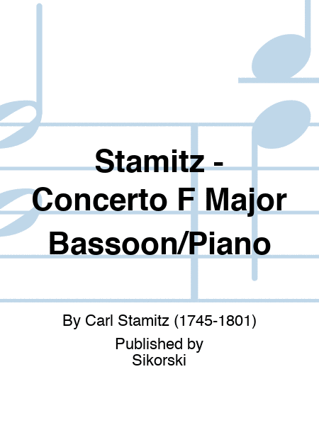 Stamitz - Concerto F Major Bassoon/Piano