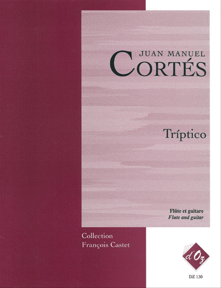 Tríptico Tríptico Flute scores gallery preview page 1