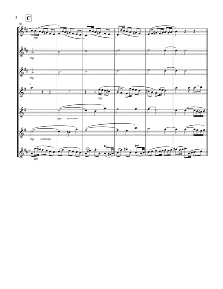 Recordare (from "Requiem") (F) (Saxophone Sextet - 3 Alto, 3 Ten, 1 Bari)