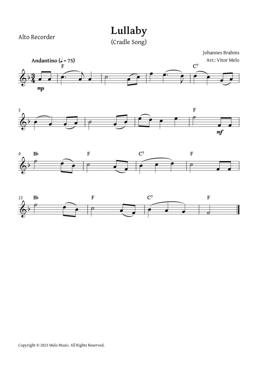 Baroque recorder sheet music sale