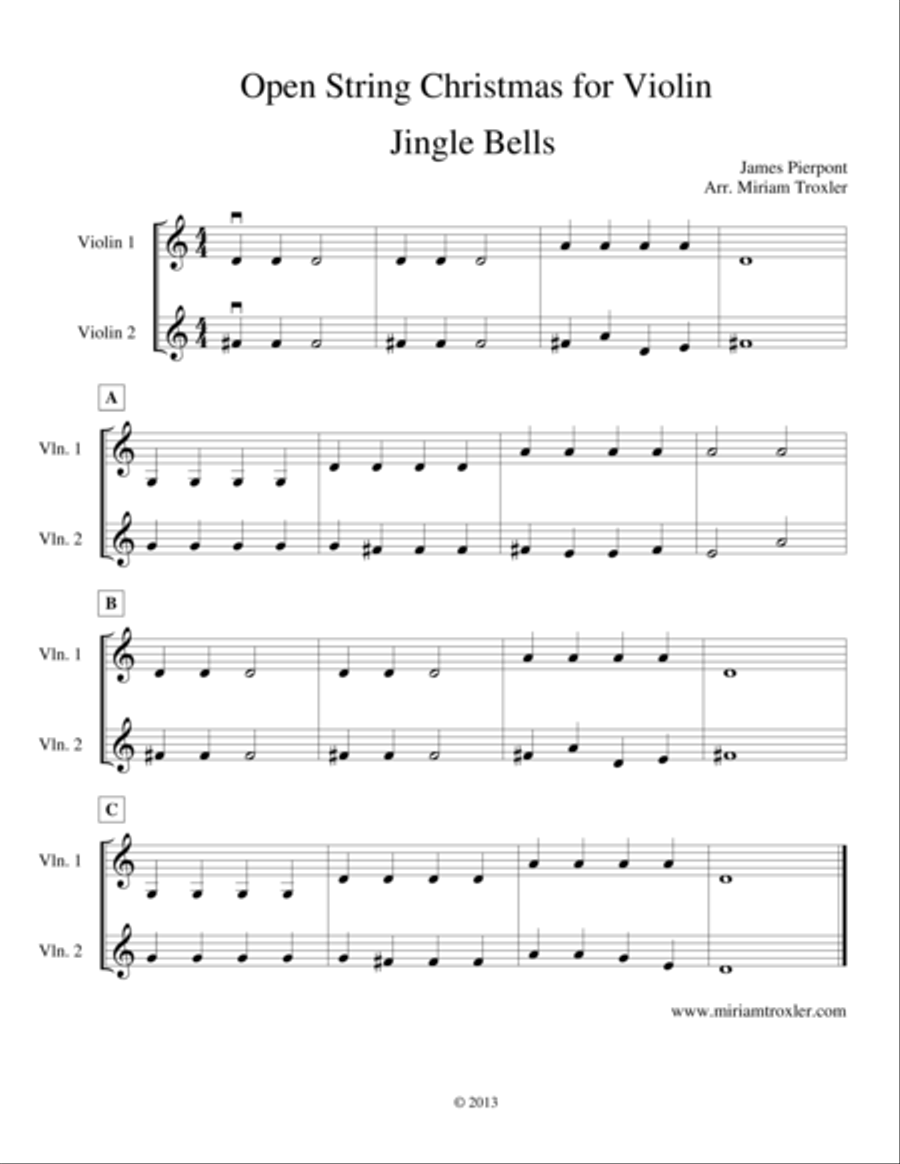 Christmas violin sheet store music