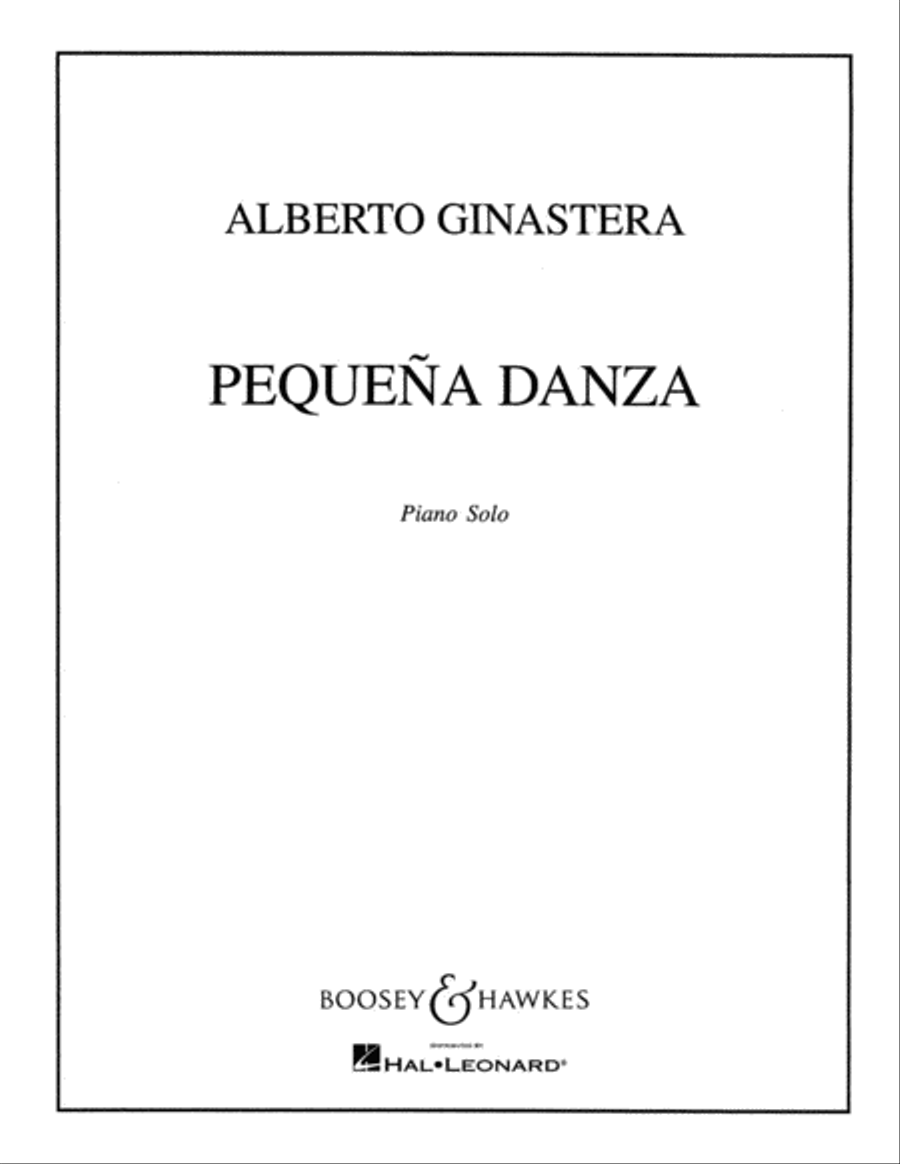 Pequeña Danza Piano Solo scores gallery preview page 1