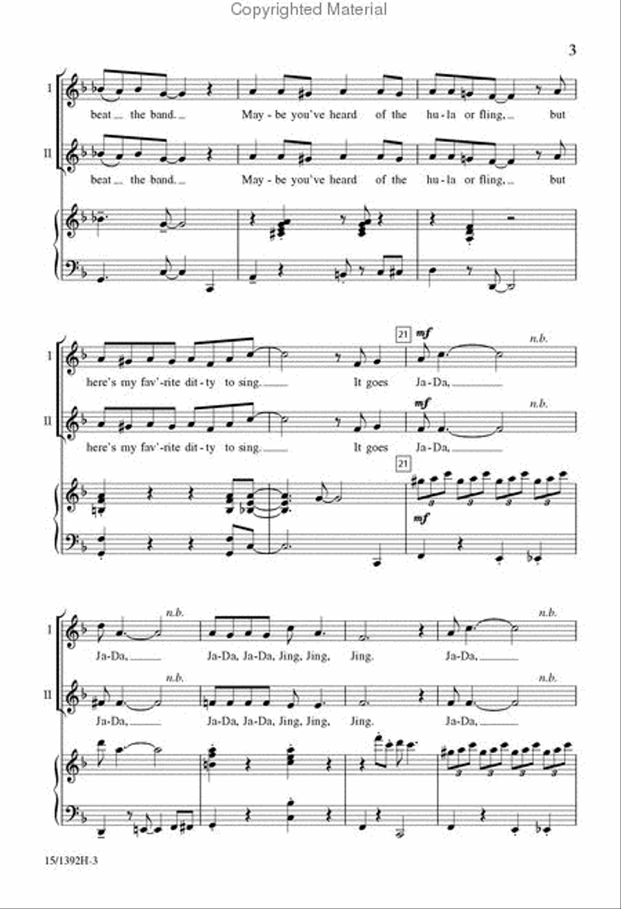 Ja-Da Ja-Da 2-Part scores gallery preview page 4