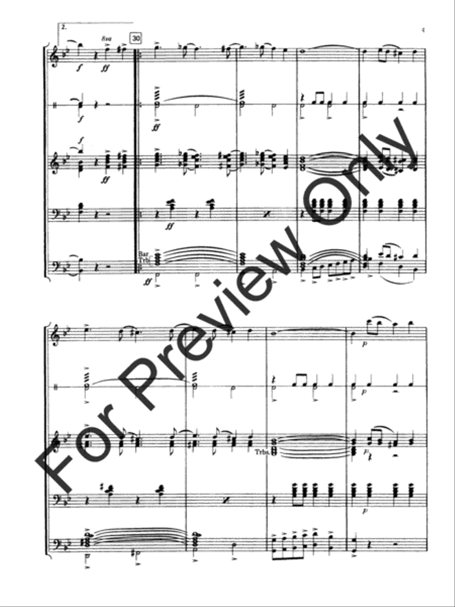 Boys Of The Old Brigade (Score) Concert Band scores gallery preview page 7