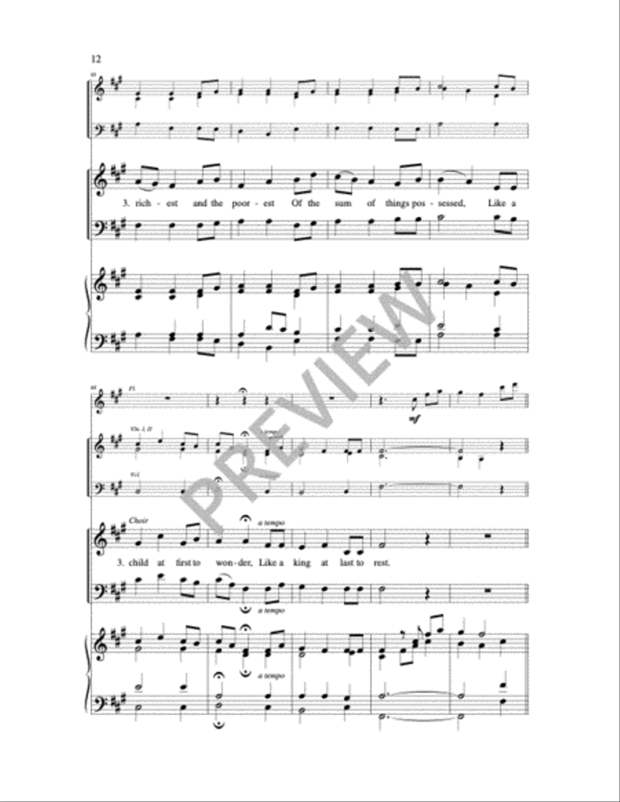 Those Who Love and Those Who Labor Choir scores gallery preview page 3