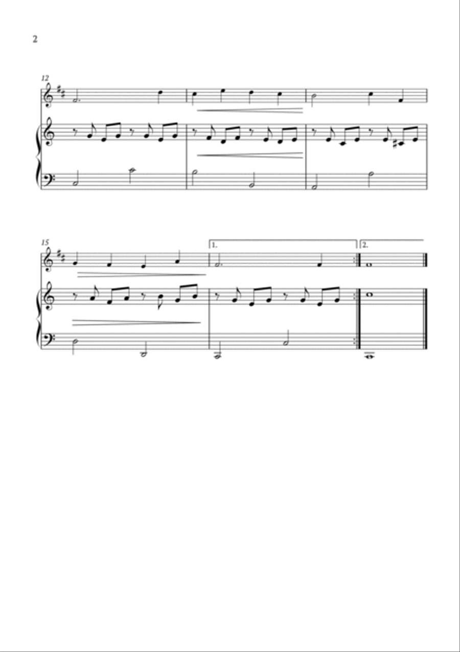 O Sacred Heart, Now Wounded B-Flat Clarinet scores gallery preview page 2