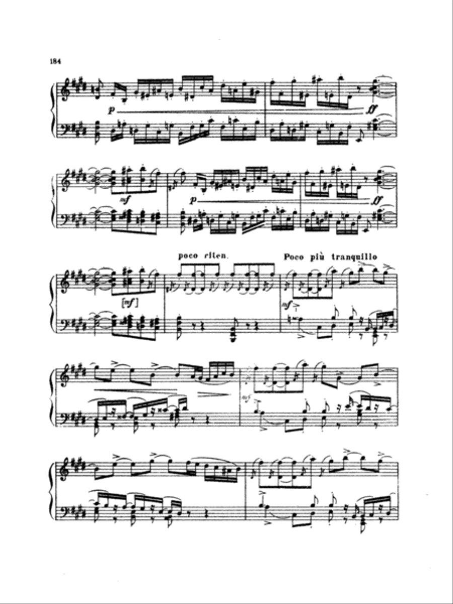 Tchaikovsky: Eighteen Piano Pieces, Op. 72; Aveu Passionne; Valse, Op. 40, No. 9, 1st Version Piano Solo scores gallery preview page 2