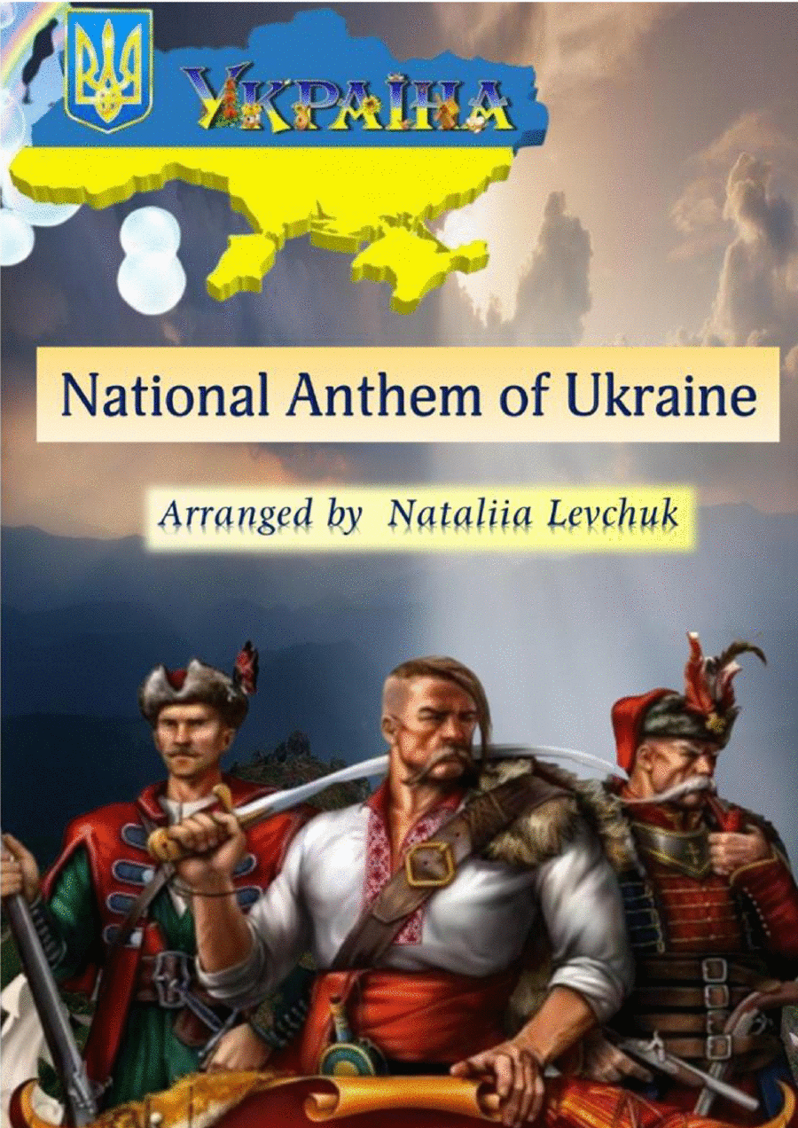 National Anthem of Ukraine Piano Solo scores gallery preview page 1
