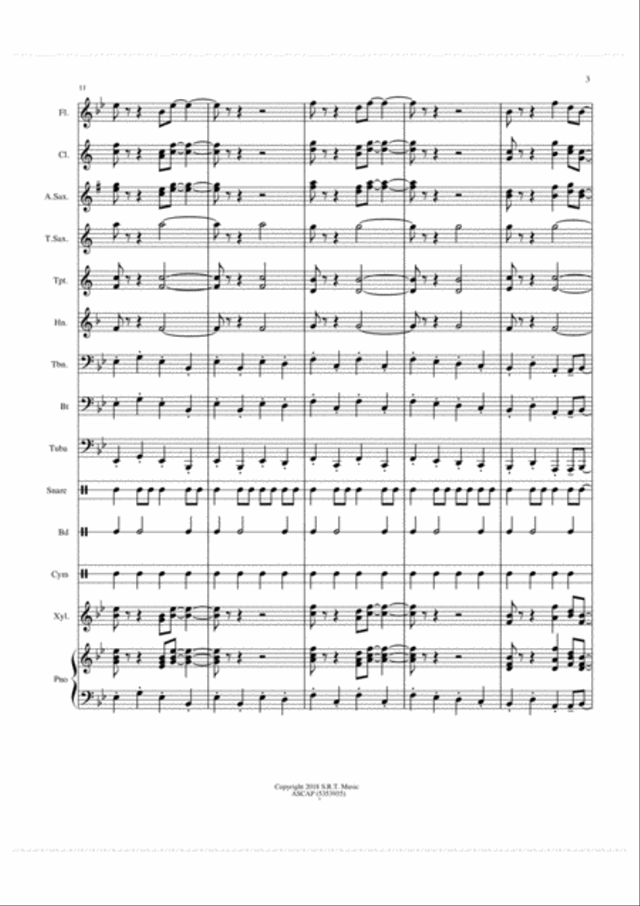 On the Beam Concert Band scores gallery preview page 3