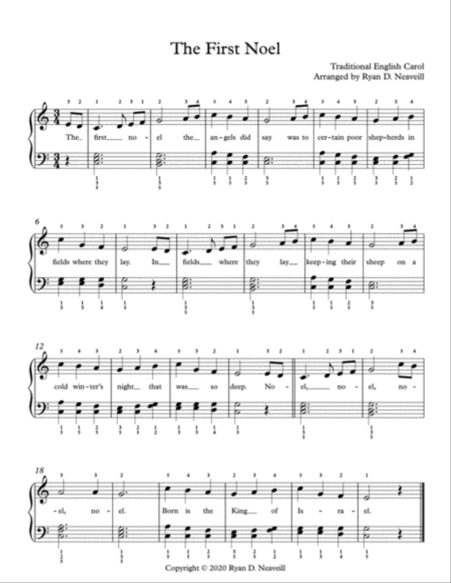 Easy Piano Christmas Carols Piano Method scores gallery preview page 5