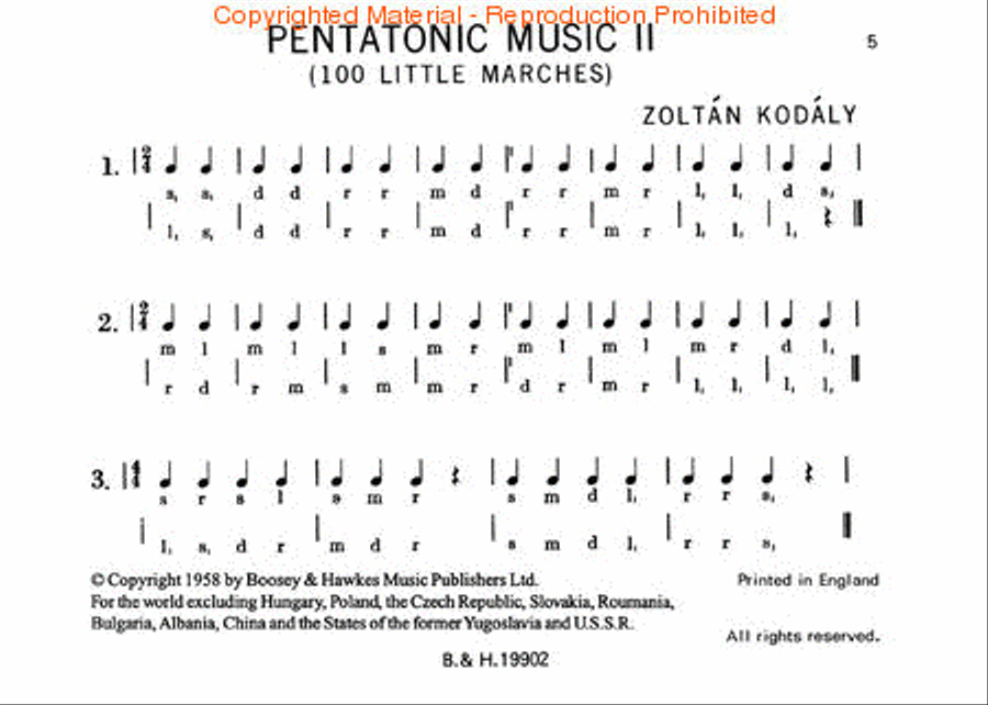Pentatonic Music - Volume II Choir scores gallery preview page 2