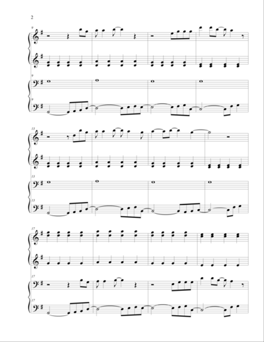 Don't Stop Believin' Piano scores gallery preview page 2