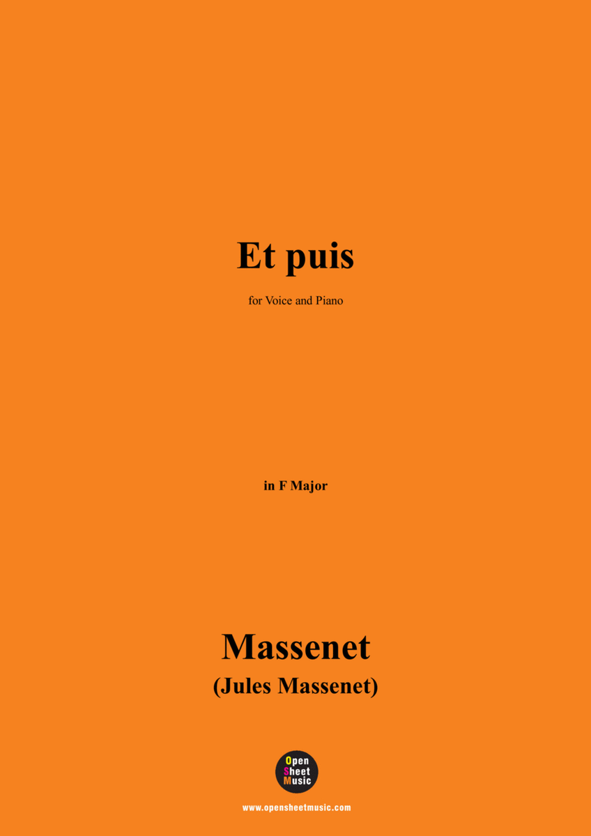 Massenet-Et puis,in F Major