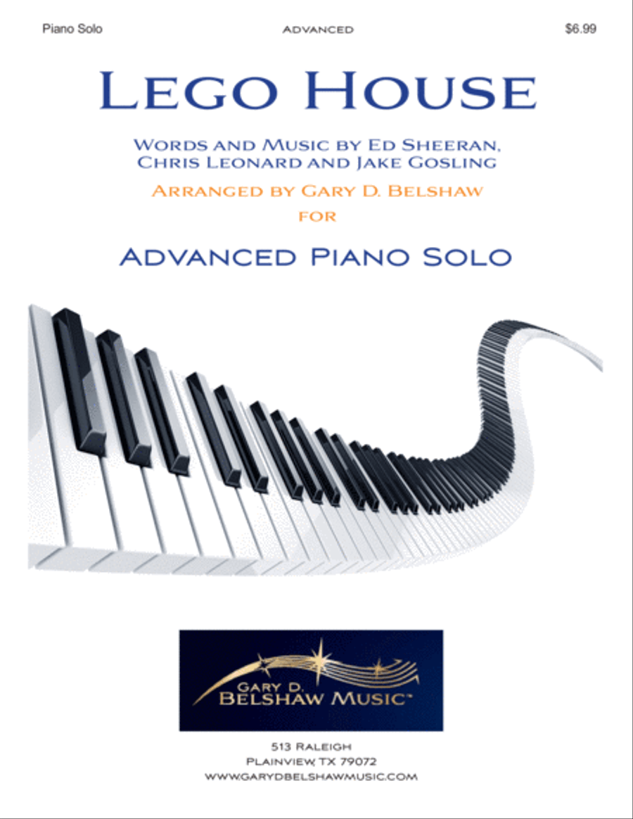 Lego House Piano Solo scores gallery preview page 1
