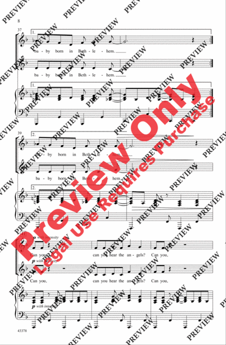 Can You Hear the Angels? 2-Part scores gallery preview page 8
