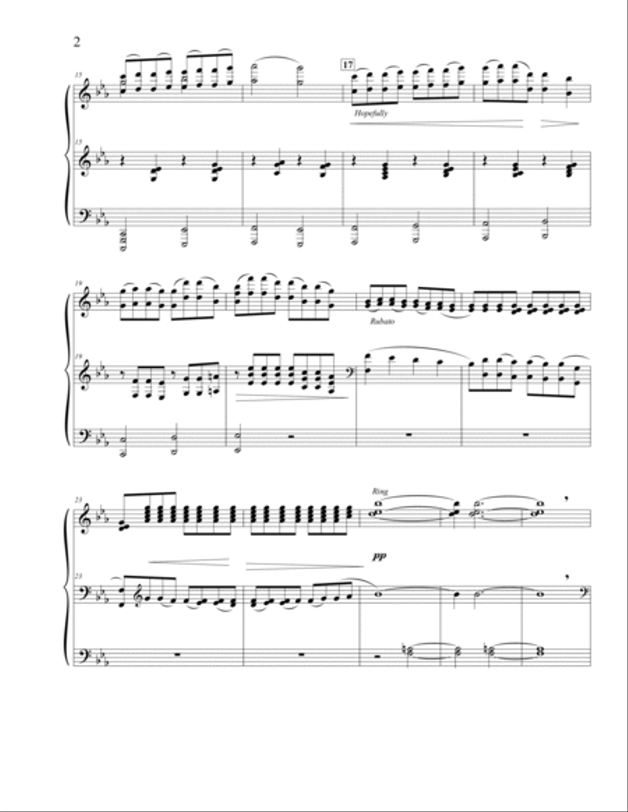 The Falls for Solo Piano Piano Solo scores gallery preview page 6