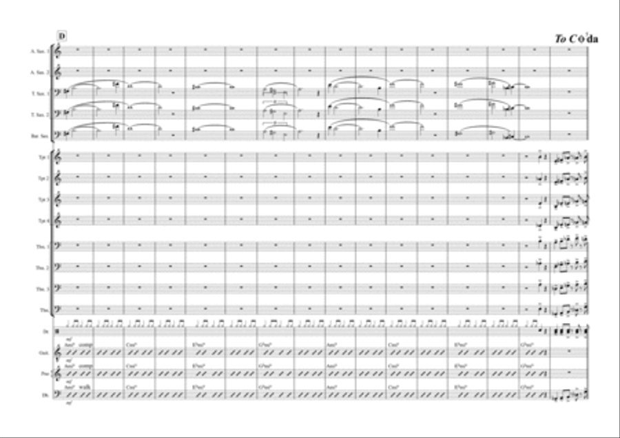 Talking Talking Jazz Ensemble scores gallery preview page 5