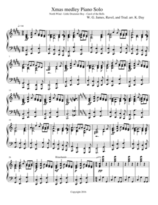 Xmas Medley Piano Solo
