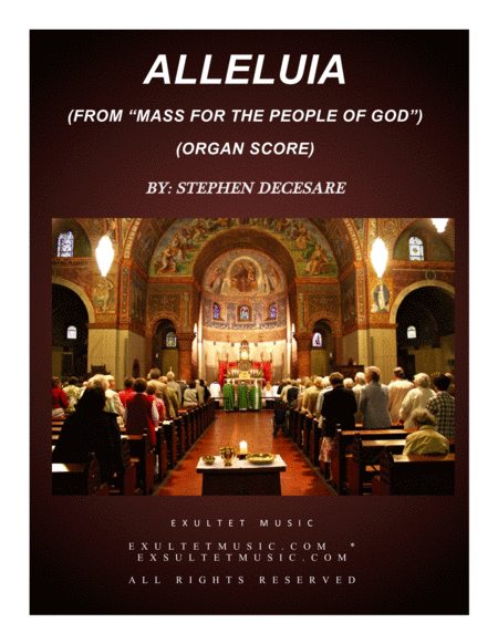 Alleluia (from "Mass for the People of God" - Organ Score) image number null