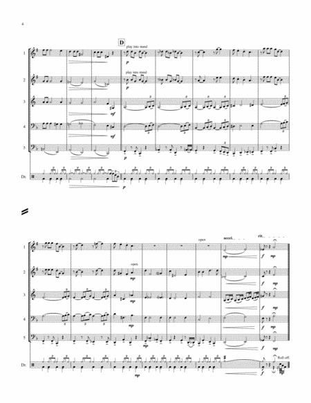 Moonlight Serenade for Brass Quintet ''Jazz for 5 Brass Series'' image number null