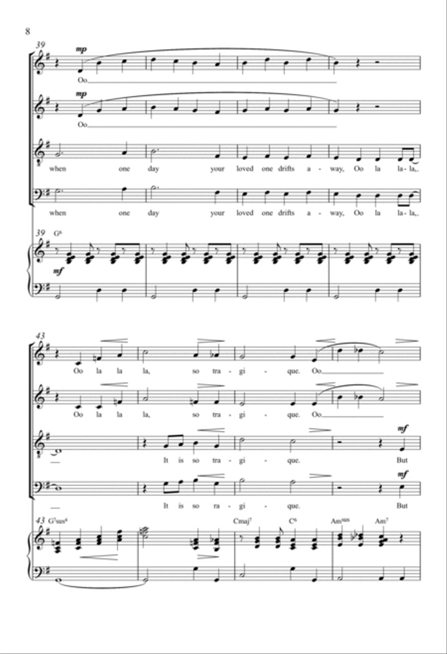 C'est Magnifique 4-Part scores gallery preview page 6