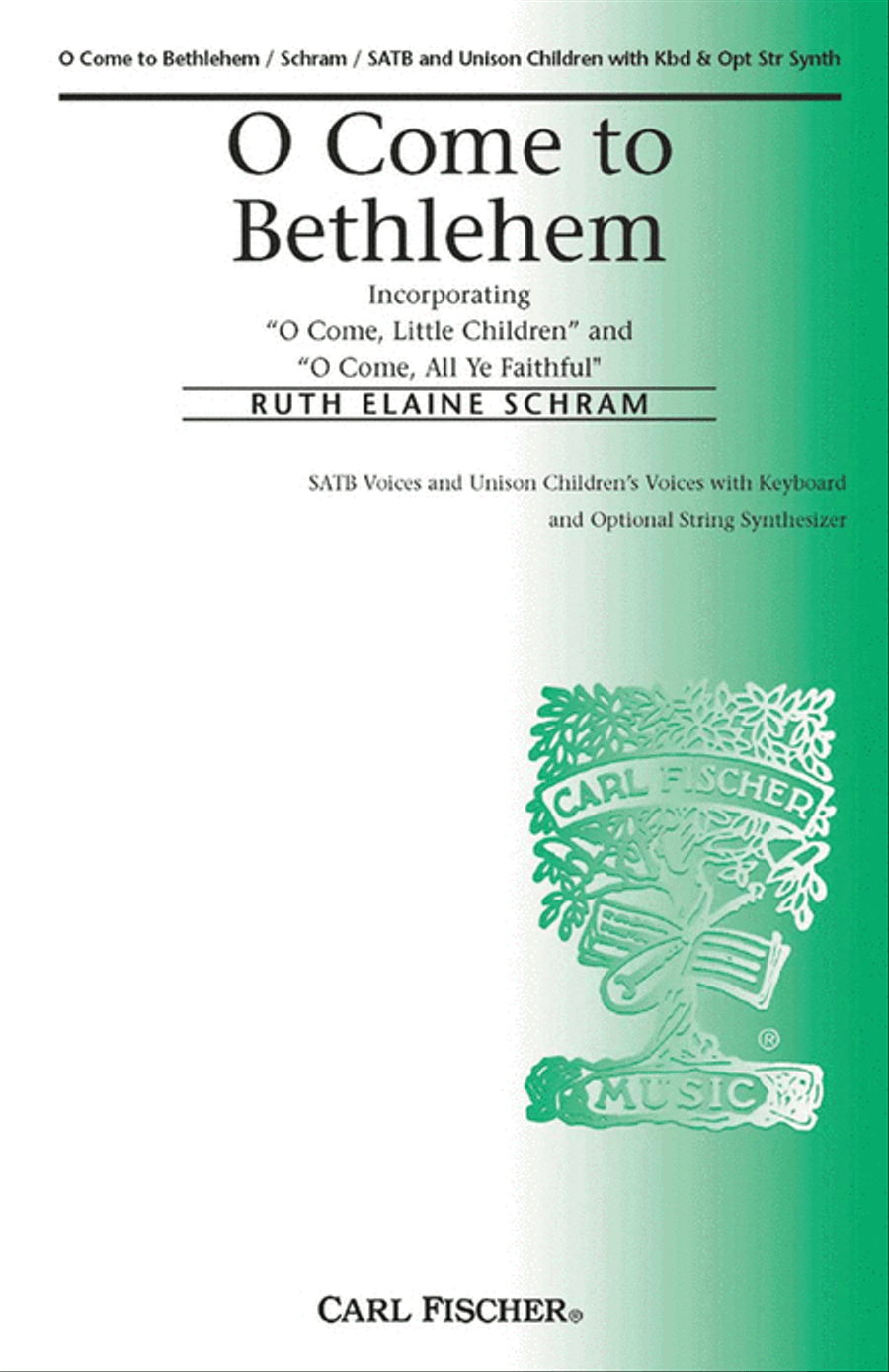 O Come to Bethlehem 4-Part scores gallery preview page 1