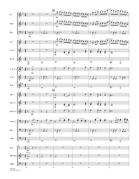 Coventry Carol - Conductor Score (Full Score)