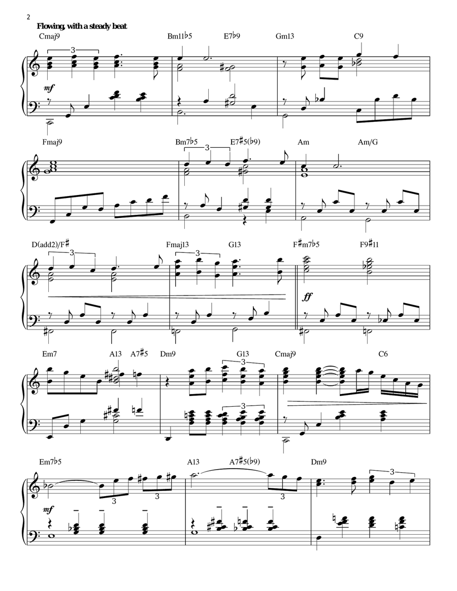 I Should Care (arr. Brent Edstrom) Piano Solo scores gallery preview page 2