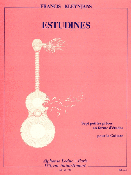 Kleynjans Estudines Guitare Guitar Book