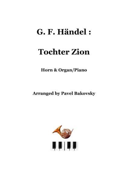 Tochter Zion for horn and piano/organ image number null