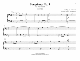 Book cover for Symphony No. 5 (1st Movement) (arr. Eric Baumgartner)