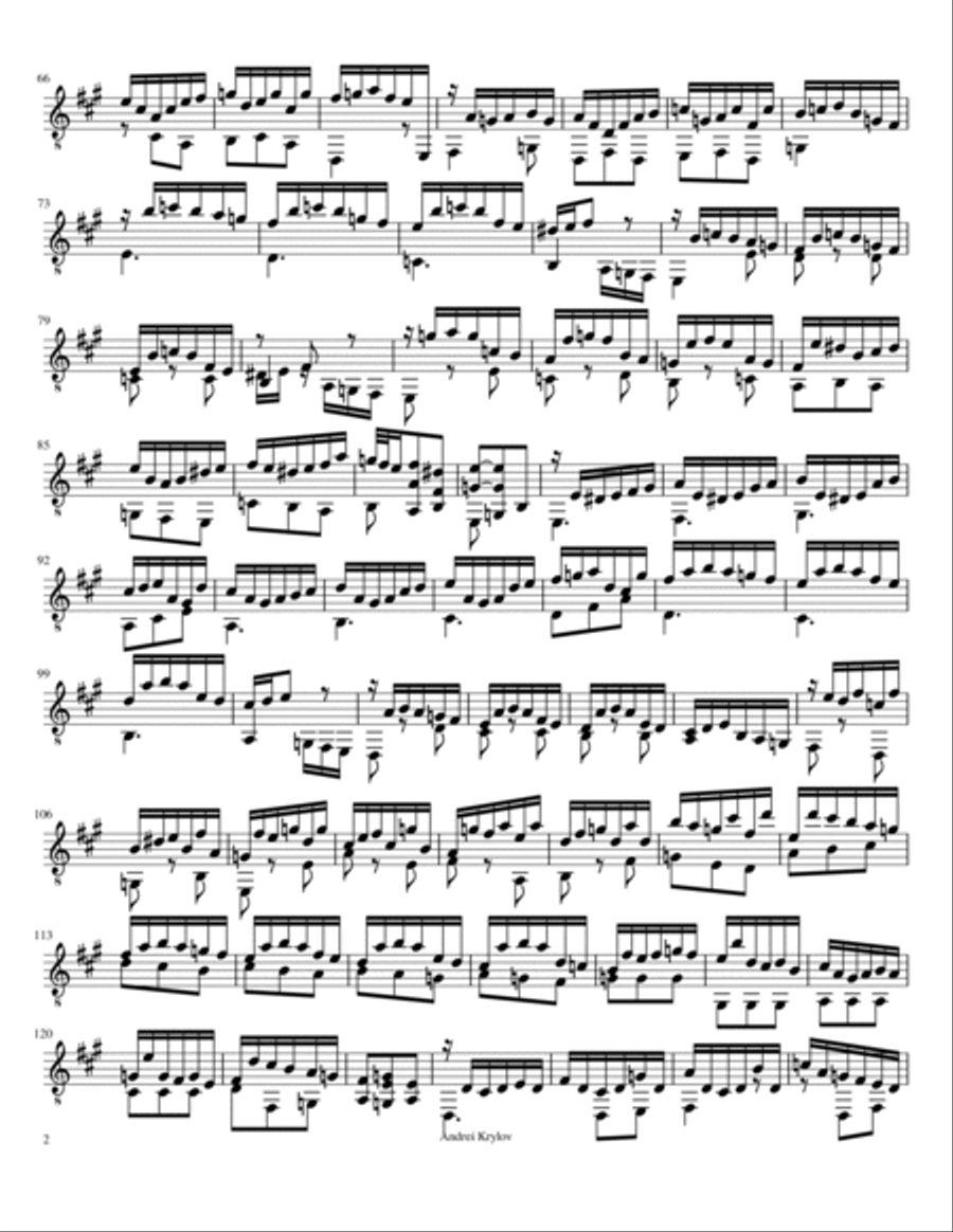 Allegro BWV 998 Allegro BWV 998 Chamber Music scores gallery preview page 2