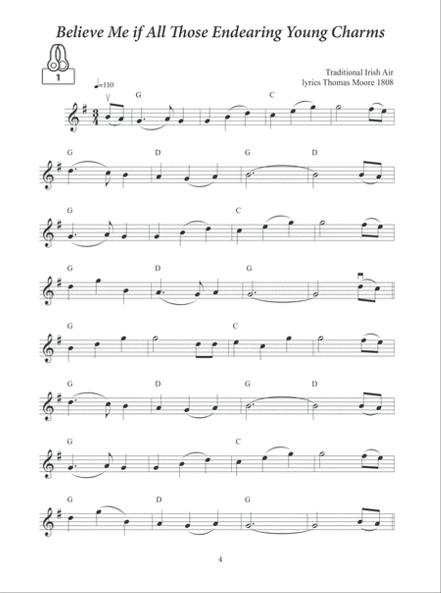 Great Fiddling Tunes - Beautiful Airs & Ballads of the British Isles Violin scores gallery preview page 5