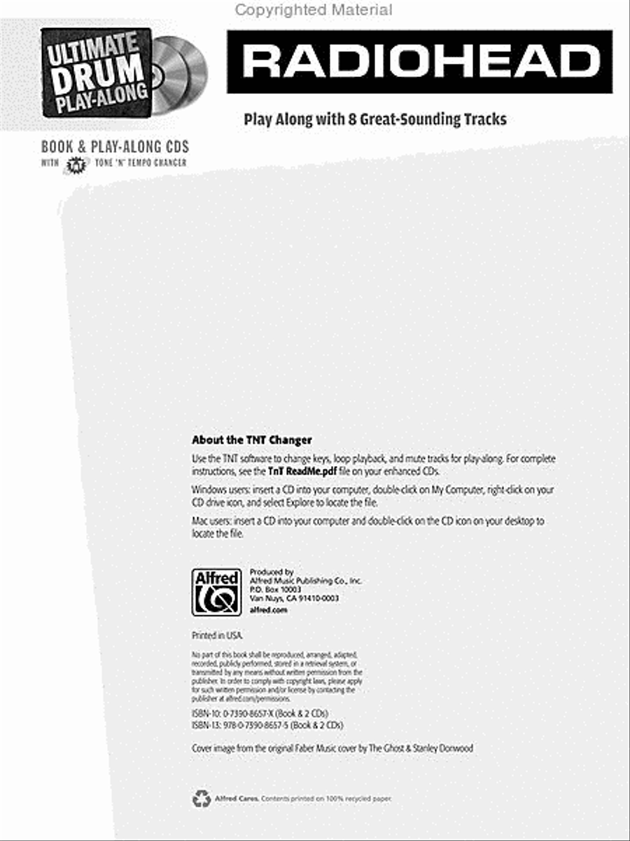 Radiohead - Ultimate Drum Play-Along Drum Set scores gallery preview page 2