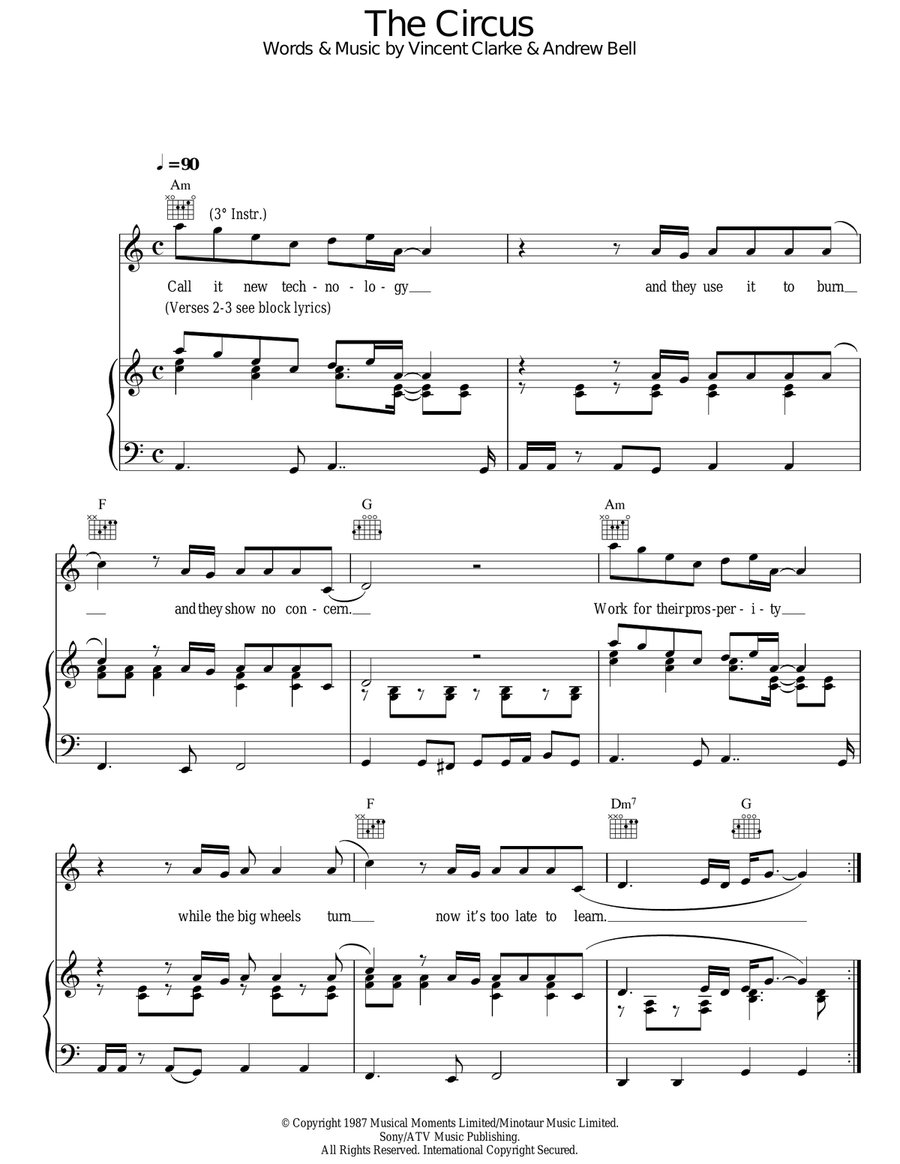 The Circus Acoustic Guitar scores gallery preview page 1