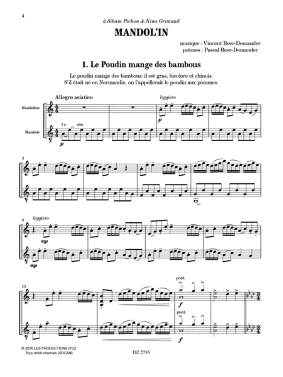 Mandol’in Mandolin scores gallery preview page 2