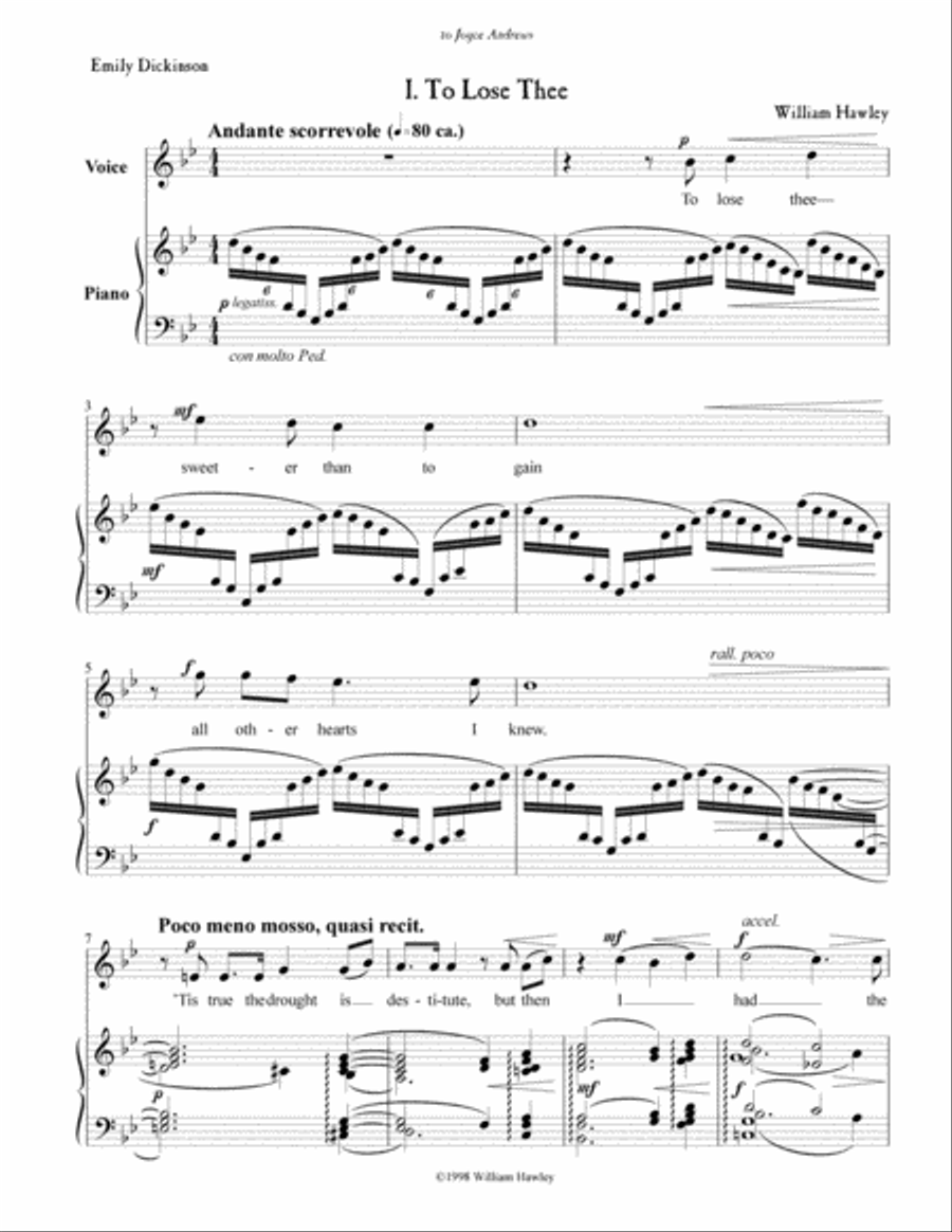 Three New England Songs (High Voice) Three New England Songs (High Voice) High Voice scores gallery preview page 3