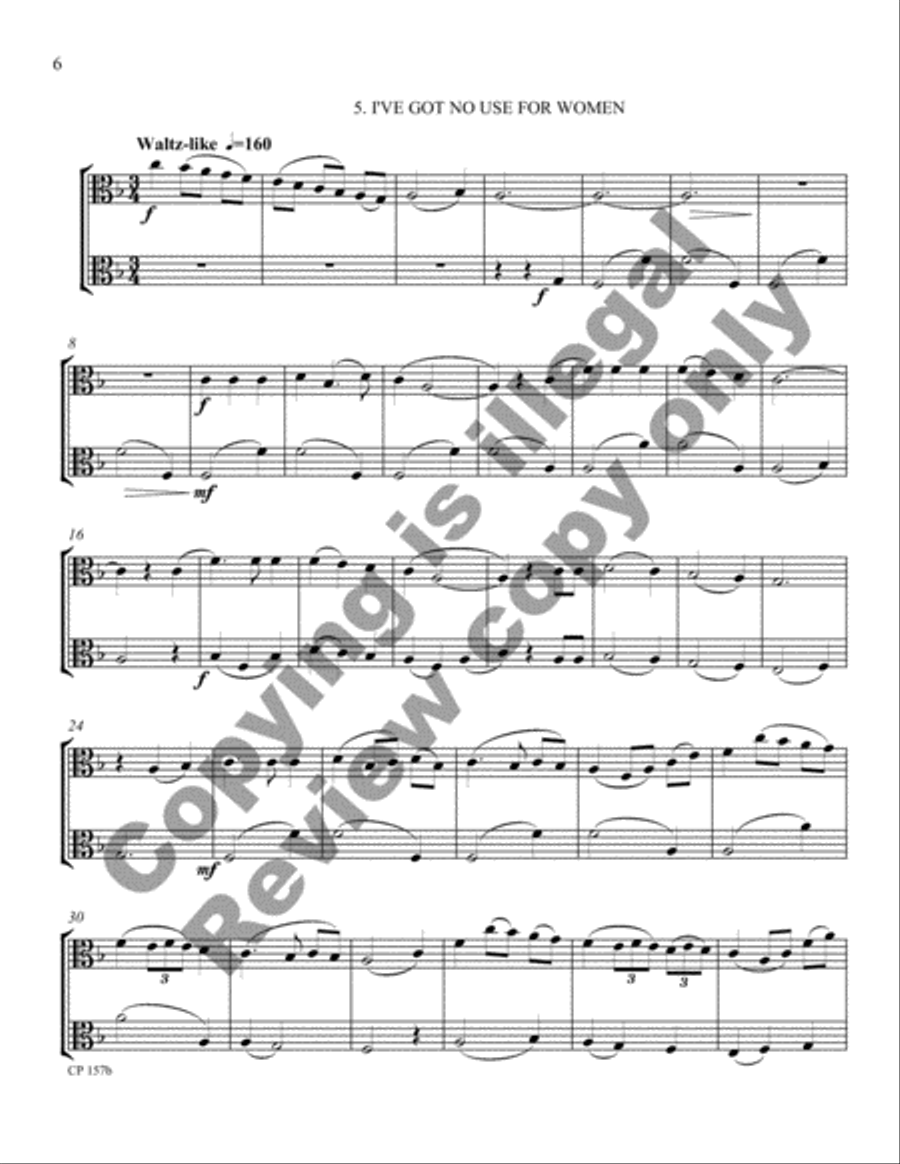 Cowboy Miniatures (Viola Version) Viola scores gallery preview page 23