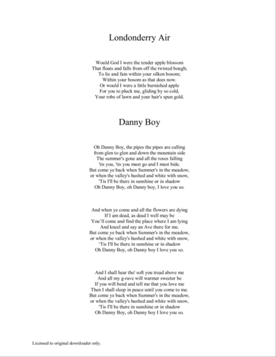 Londonderry Air Londonderry Air Harp scores gallery preview page 2
