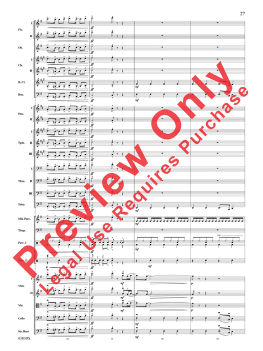 Rocky Broadway Full Orchestra scores gallery preview page 28