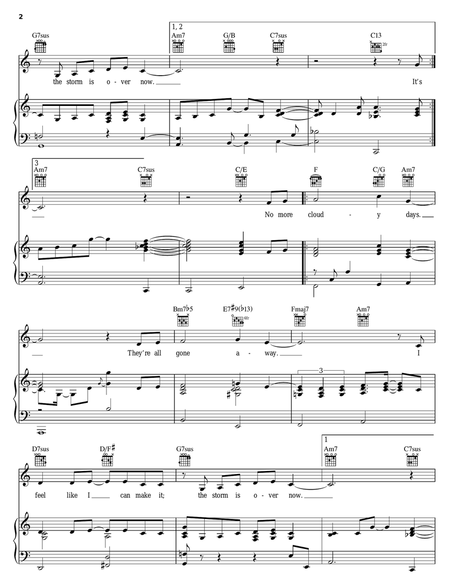 The Storm Is Over Now The Storm Is Over Now Acoustic Guitar scores gallery preview page 2
