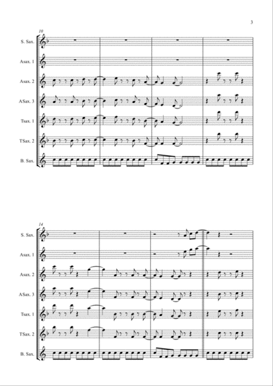 Jump Woodwind Quintet scores gallery preview page 3