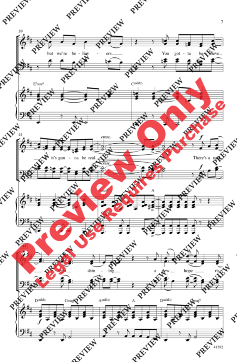 New Light Shining - SoundTrax CD (CD only) Choir scores gallery preview page 7