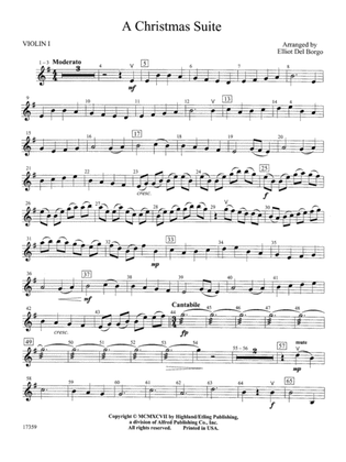 A Christmas Suite: 1st Violin